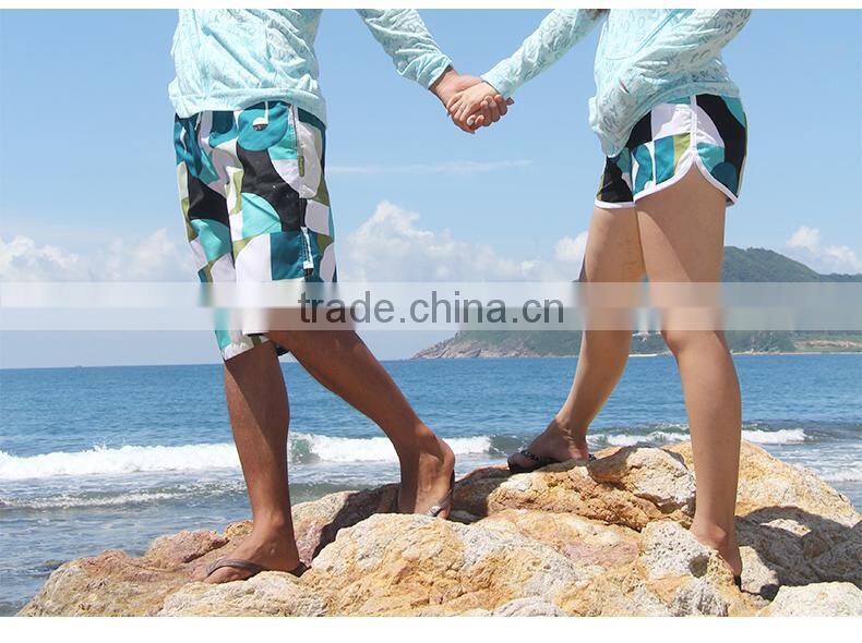 Wholesale Mens 2015 Beach Swimwear Full Print Waterproof Beachwear