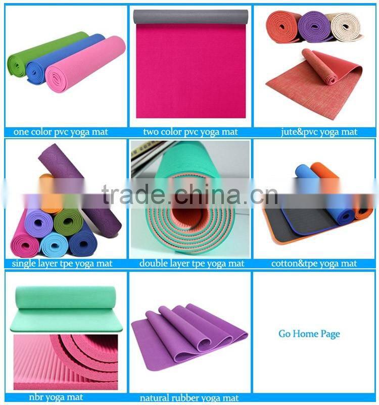 High quality custom gym eco-friendly tpe yoga mat manufacturer