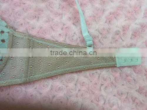 Europe lady sexy gathered lingerie bra sets lace bandage bra sets