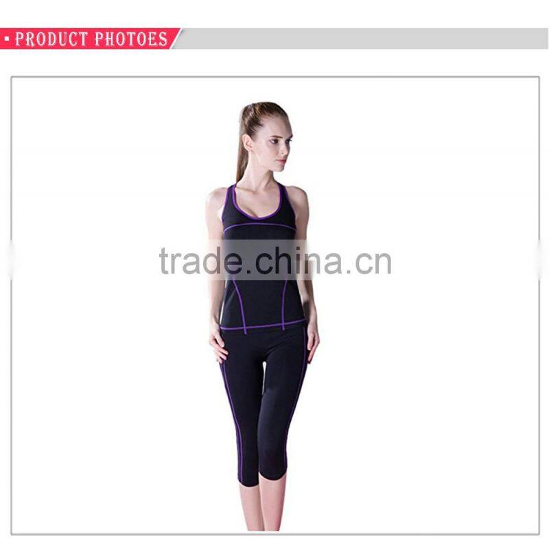 Wholesale Fit Active Sports Yoga Clothing Women's Fitness Yoga Wear Set