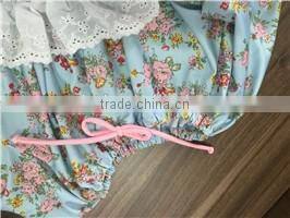 Children swimsuit three-piece floral bikinifloral bikini girls swimwear