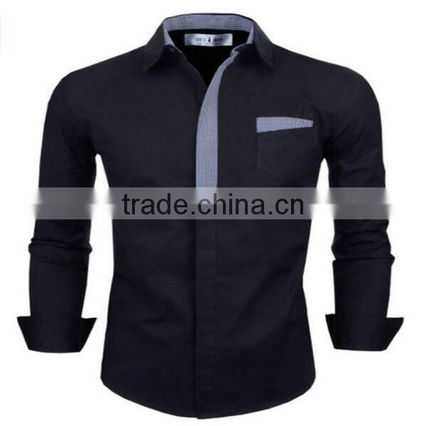 2016 new wholesale Western Casual Button Down custom mens casual dress shirts