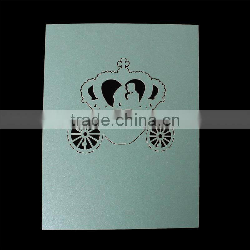 Paper Wedding Party Name Place Card Crown Mint Green