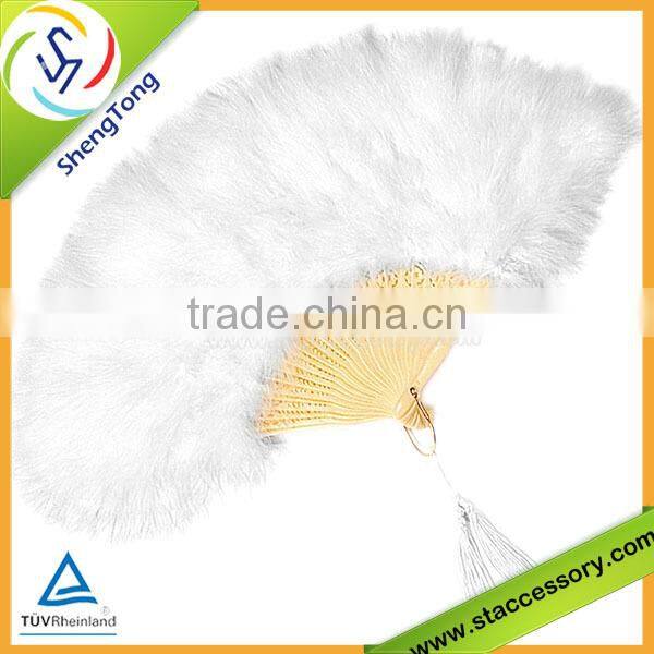 Fashion wholesale dancing feather fans