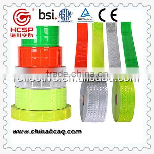 PVC prismatic reflective tape sew on for clothing