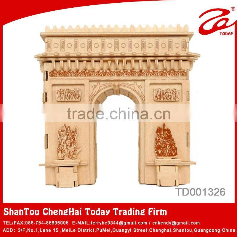 3D wooden puzzle statue of liberty souvenirs