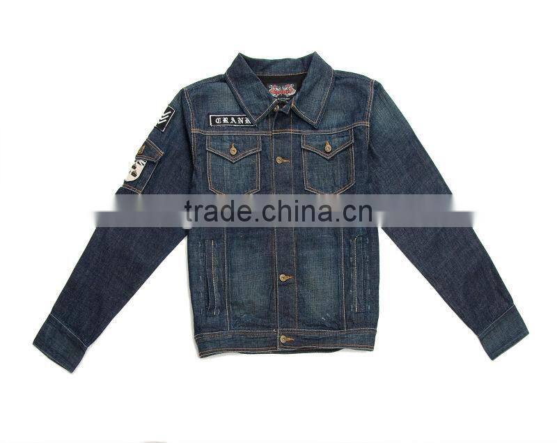 cheap fashion 2013 denim fabric jacket