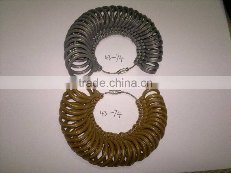 Plastic Ring Gauge Finger Sizer Measure Finger Sizes Euro Sizes 43-74,Plastic Jewelry Sizing Tool