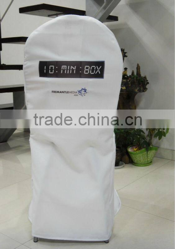 custom individuation wedding chair cover,printed chair cover