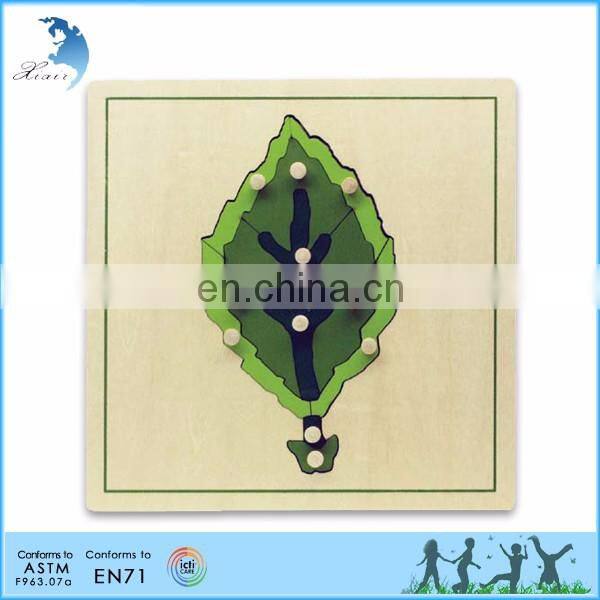 China supplier Montessori toys material educational toys map puzzle game
