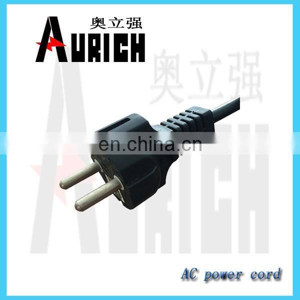 3 core 2.5mm flexible wire european brass plug plug insert power cable xbox 360 power cord 2 prong