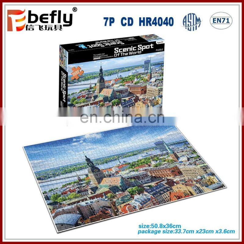 Adult cardboard jigsaw puzzle custom puzzle 5000 pieces