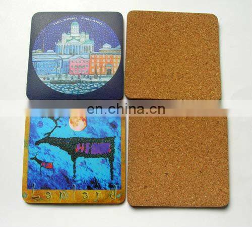full colors designs custom printed coasters cork