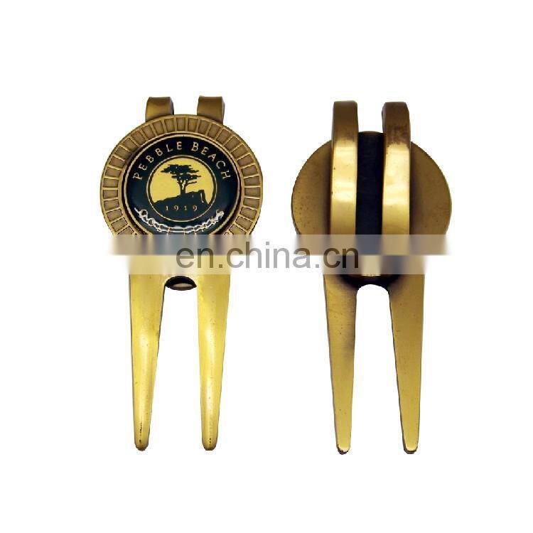 custom blank golf divot repair tool with ball marker