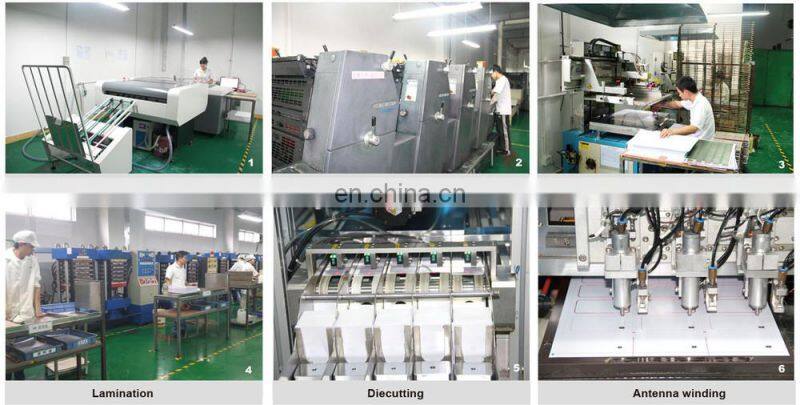 plastic access control card time attendance punch card