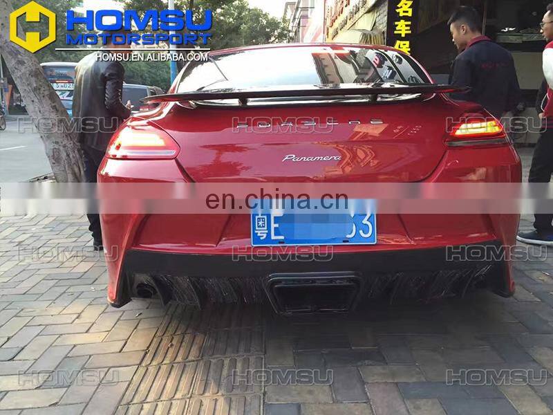 Auto parts M design style carbon fiber FRP full set bumper body kit for porsch-e panamer-a 971 2014+