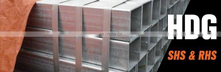 200mm diameter galvanized rectangular steel pipe prices