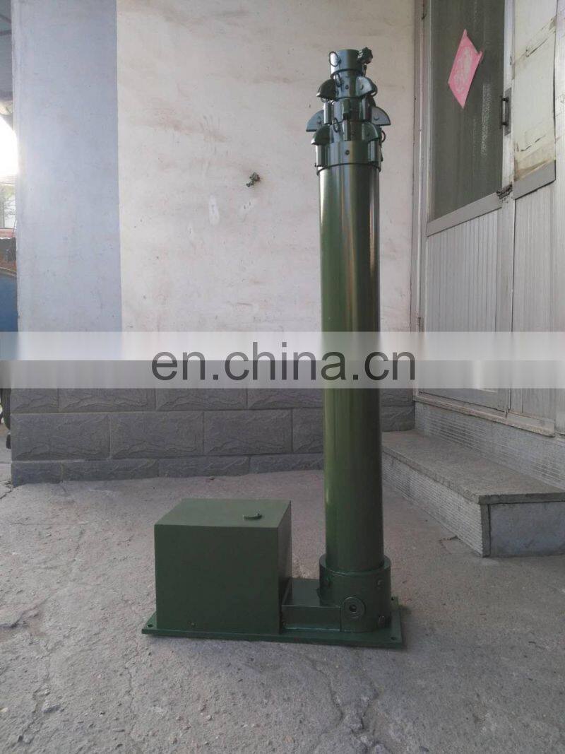 18m electric ground mounted telescopic mast