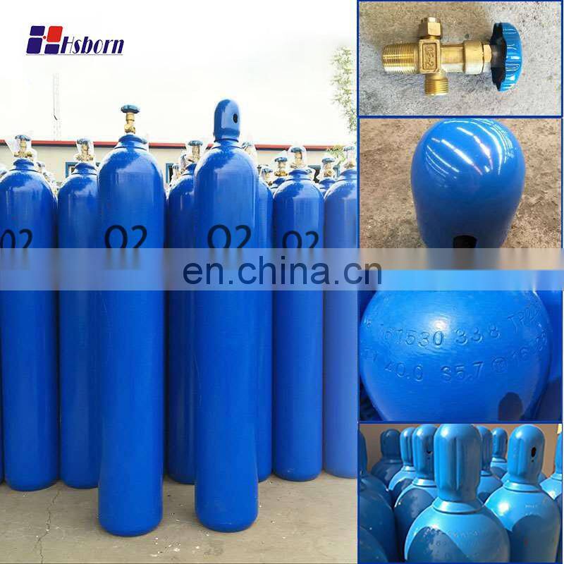 High Pressure 48L Welding Filling Oxygen Cylinder