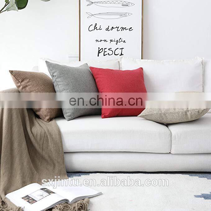 Wholesale Custom linen throw pillow Cover Decorative sofa chair cushion cover