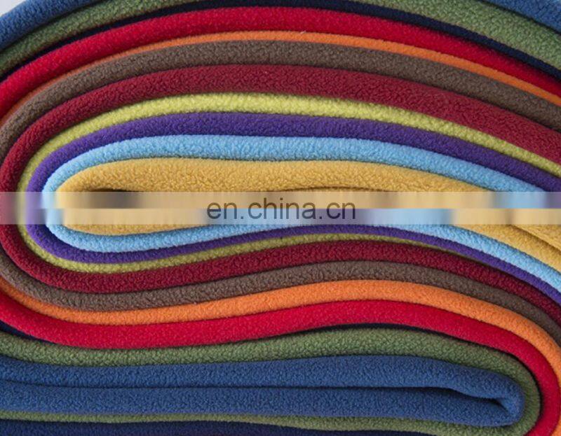 100% Polyester Polar Fleece Laminated With Polar Fleece Fabric For Garments