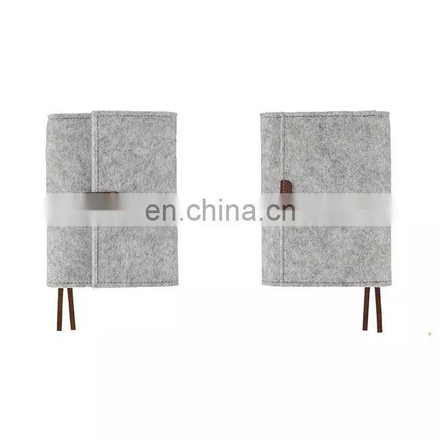 2019 new trend customized Felt diary cover notebook