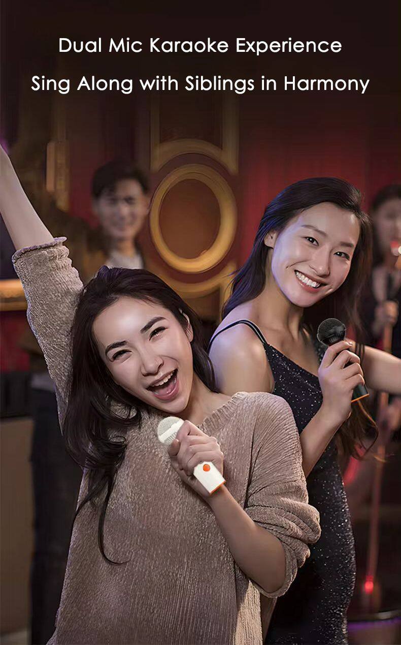 Mic Condenser Mini Karaoke Set Home Party Speaker Arcade Machine For Kids&adults Bluetooth Audio Power Amplifier Module