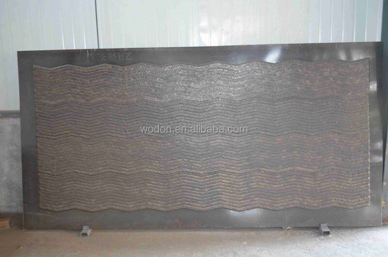Bimetallic composite steel wear resistant plate fold line zig zag line plate