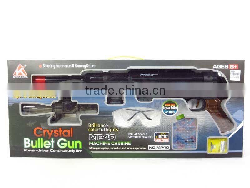 Battery Operate Gun With Crystal Bullet MP40 Toy Gun Set