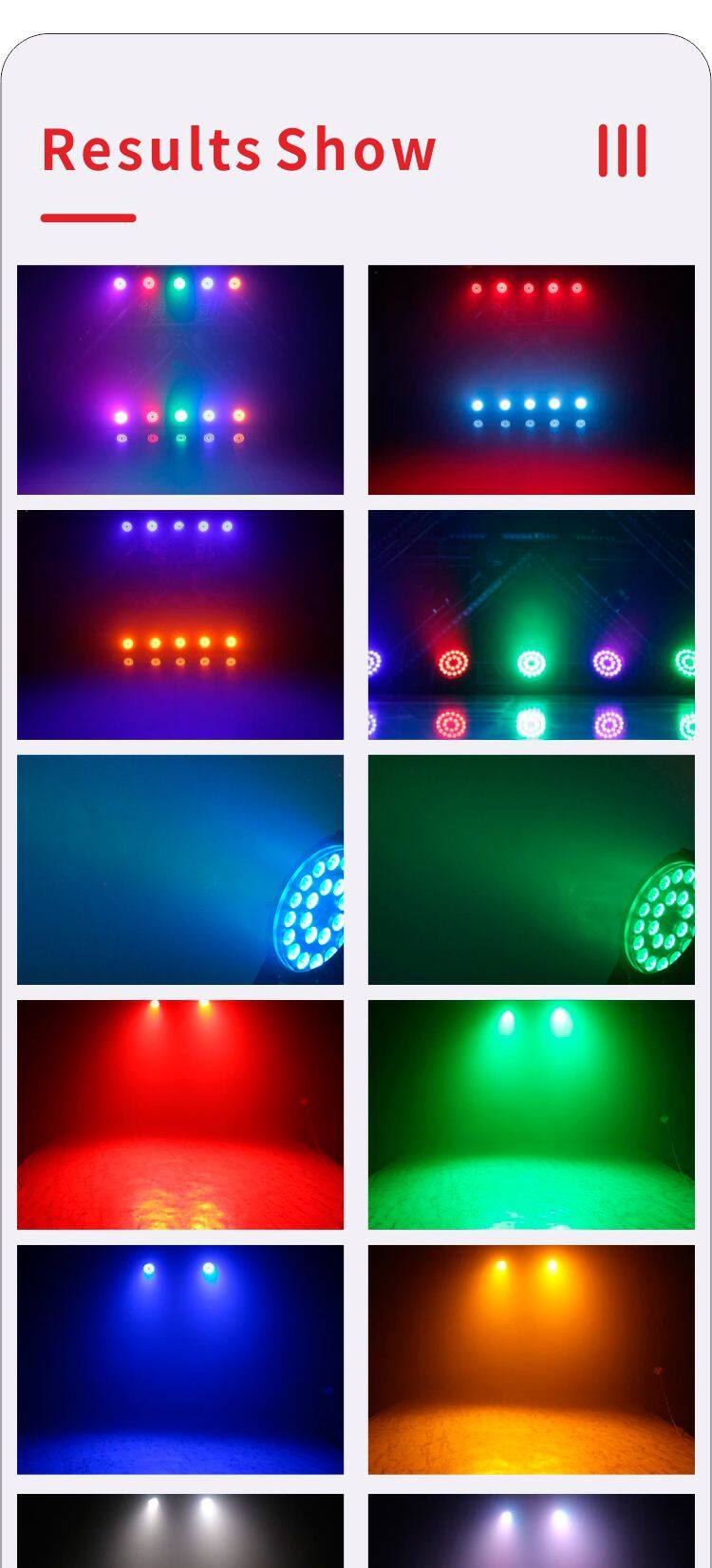 L24 IP High Quality 24pcs 250W 4in1 Waterproof Par LED Lighting Flat Music Bar Lights For Stage Decor And Discos
