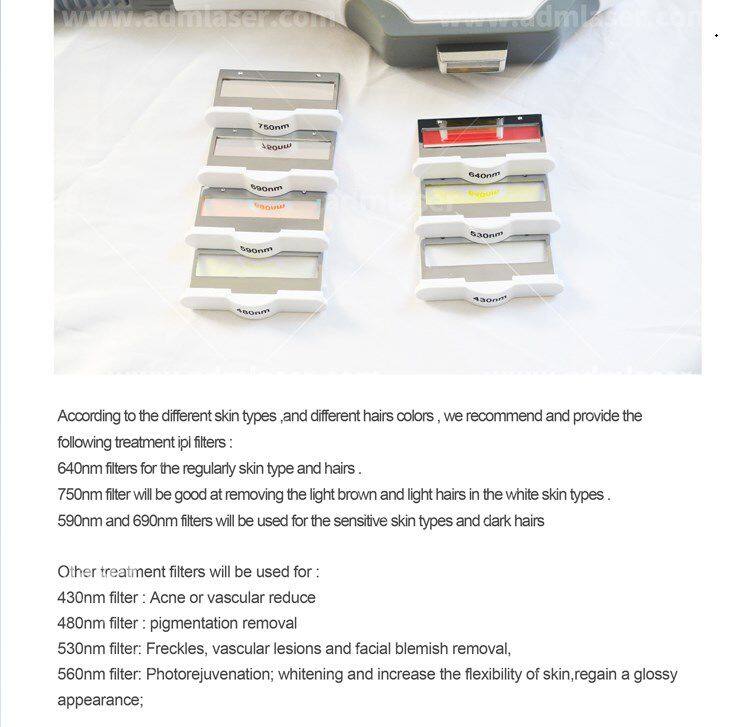 Portable E-light Skin Treatment Professional OPT IPL Laser Super Hair Removal Machine