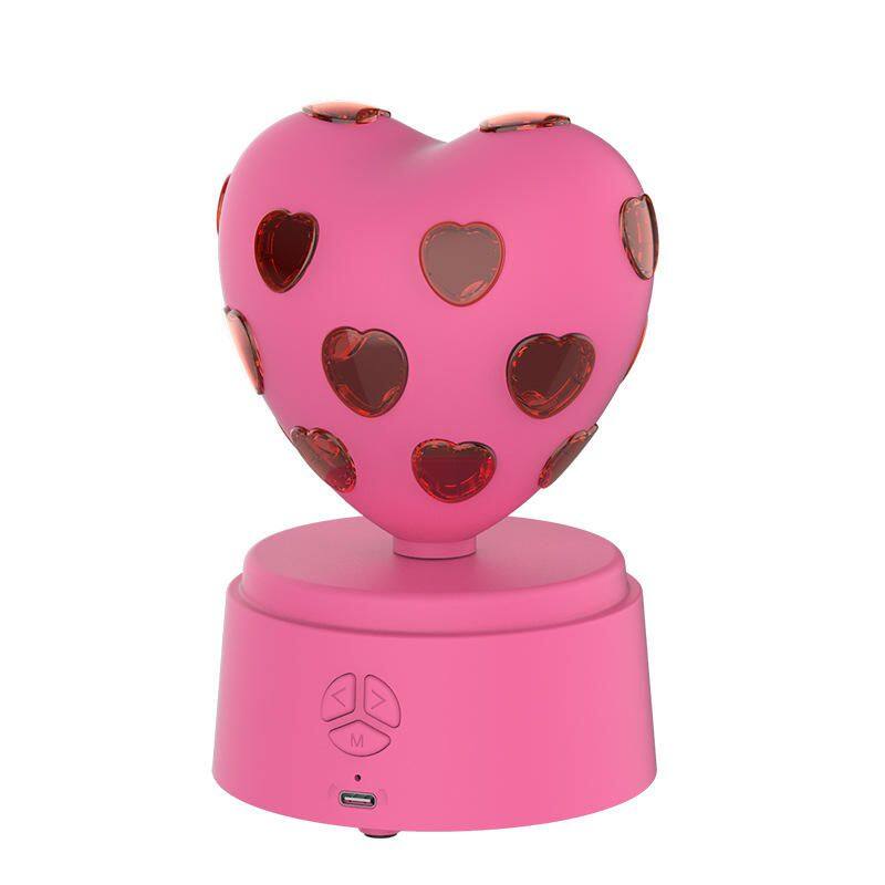 Disco Rotary 5.1 Rechargeable Audio Player Outdoor Bluetooth Speaker with LED Projection Light for Party Computer Use