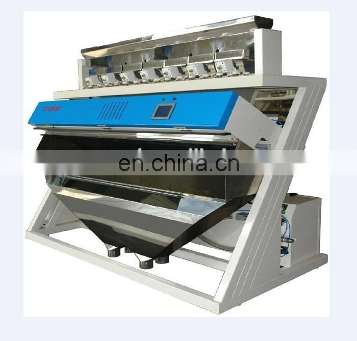 Dry fruits CCD color camera sorter grain selector sorting machine