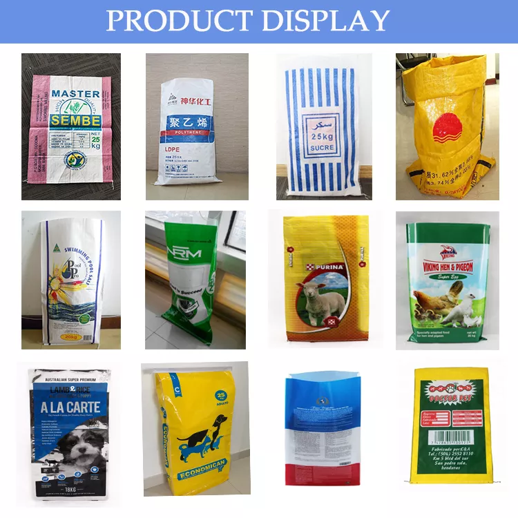 Custom Printing: BOPP Laminated Woven Polypropylene Feed Bags