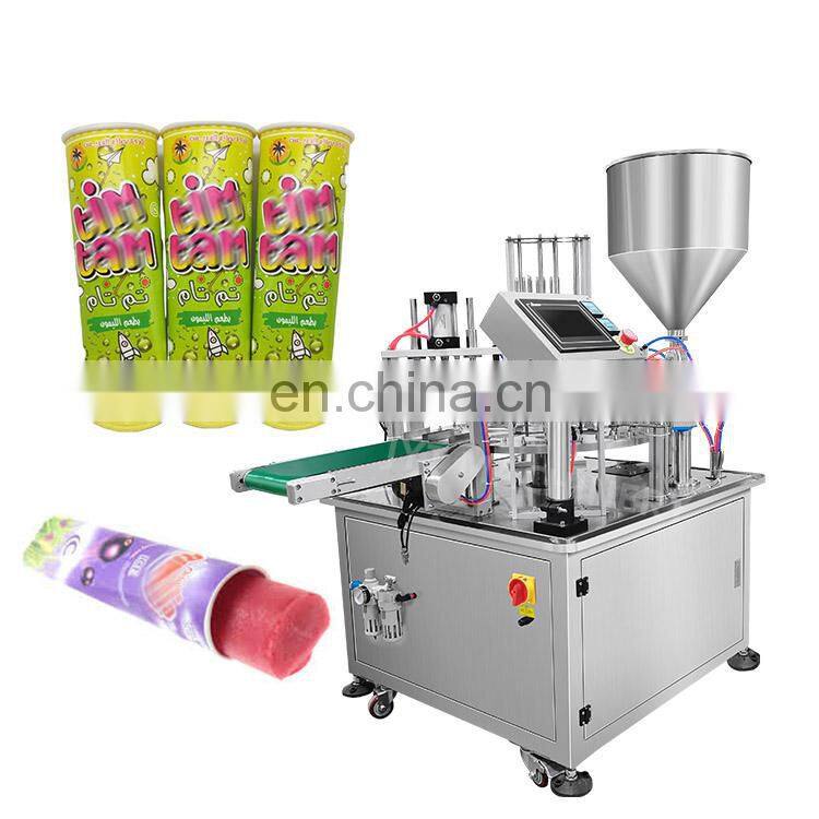 Shanghai factory Complete ice cream mixing freezing filling sealing packing machine stick cup cone ice cream production line