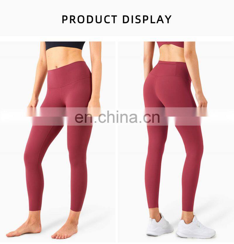 Recycled Sexy Gym Leggings High Waist Butt Lifting Yoga Pants With Pocket For Women