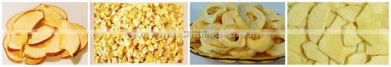 Crispy apple slice making machine / apple crisps production line