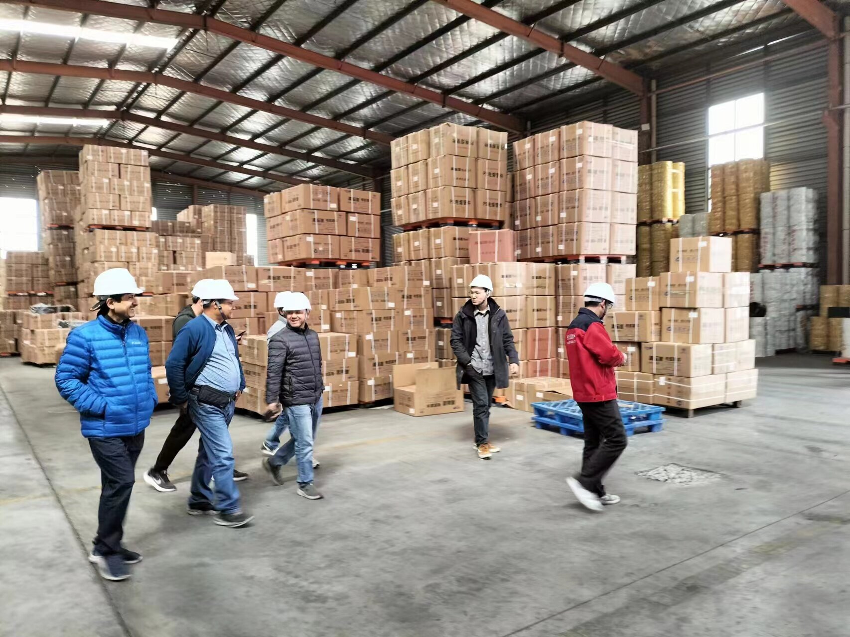 Customers in our workshop