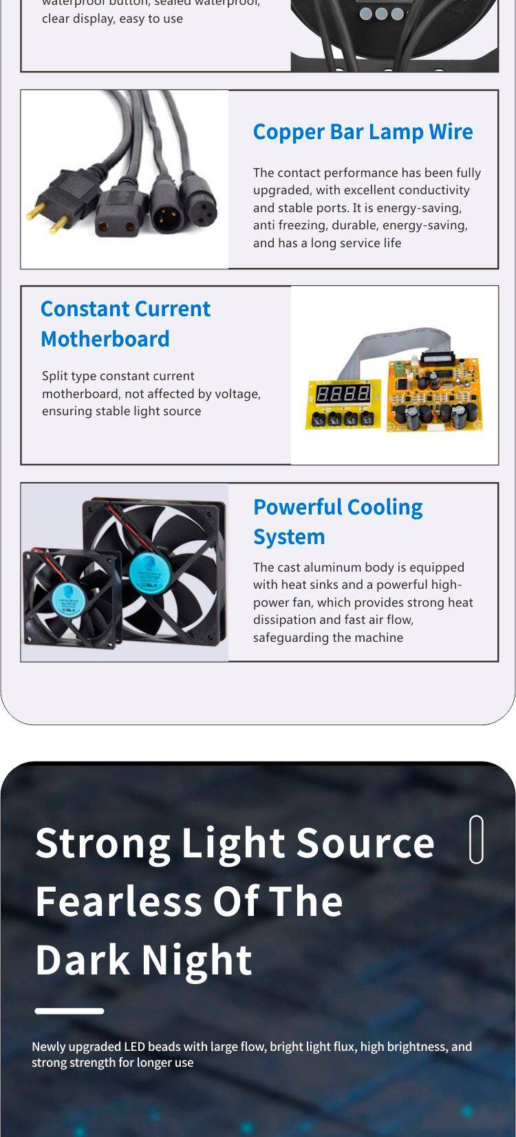 L24 IP High Quality 24pcs 250W 4in1 Waterproof Par LED Lighting Flat Music Bar Lights For Stage Decor And Discos