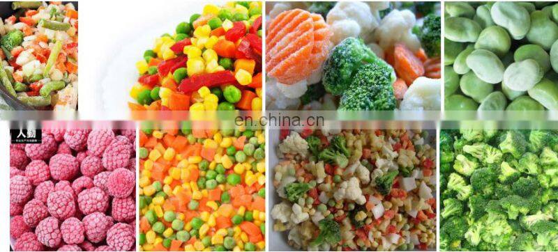 automatic frozen fruit & vegetable processing line