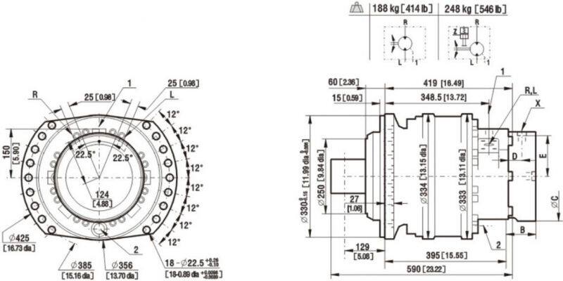 Poclain MS35 Low Speed High Torque Hydraulic Motor for Rolling Machine Super September