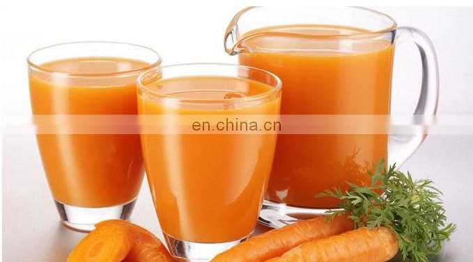 Not contain any preservatives additives of carrot juice making machine