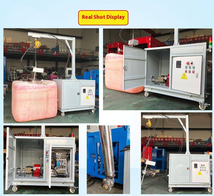 High Pressure Electric Drive Cleaning Equipment Automatic IBC Emulsion Tonnage Barrel Metal Cold Water Cleaning Process New Used