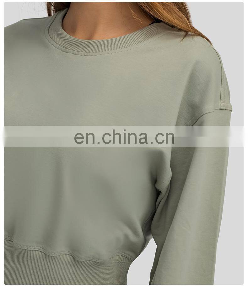 Autumn Custom Sweatshirt Women Hoodies Pullover Crewneck Long Sleeve Hoodie Women Fashion
