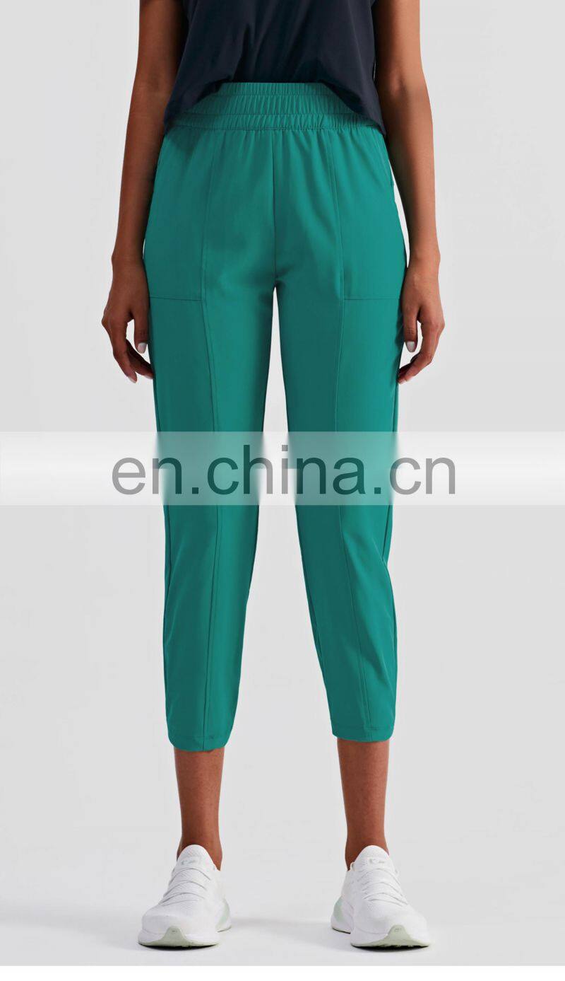 High Quality OEM Women Casual Joggers Pants Large Side Pocket Breathable Sweatpants