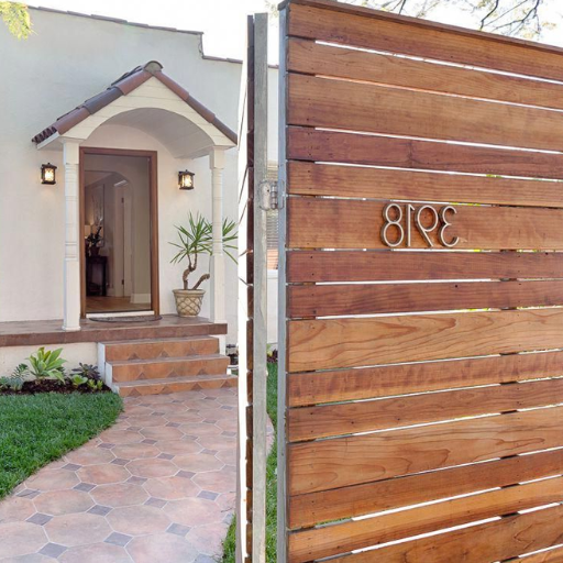 spanish style wood fence