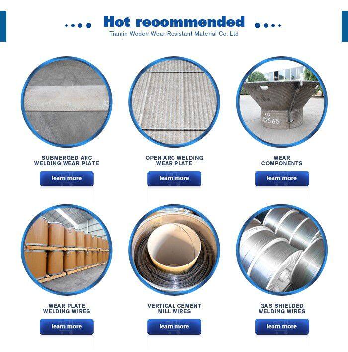 wear resistant flux cored welding wires for wear plates