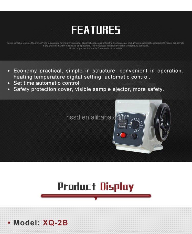 HST ZXQ-2B Metallography Sample Mounting Presses Inlaying Machine