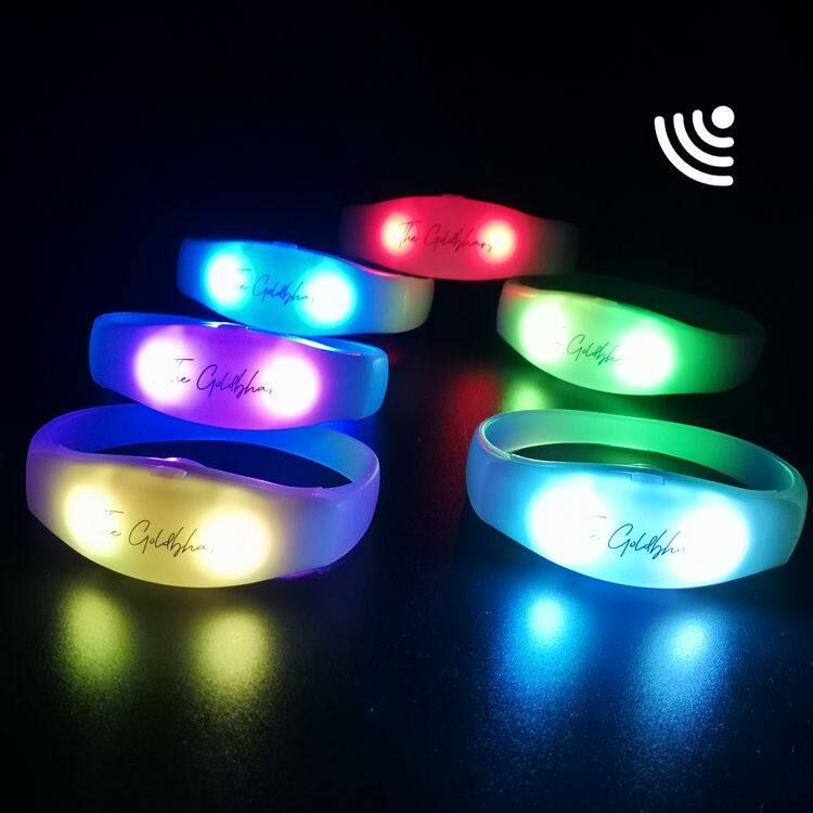 Event Supplies DMX Control LED Bracelets Radio Controllable LED Light up Bracelets