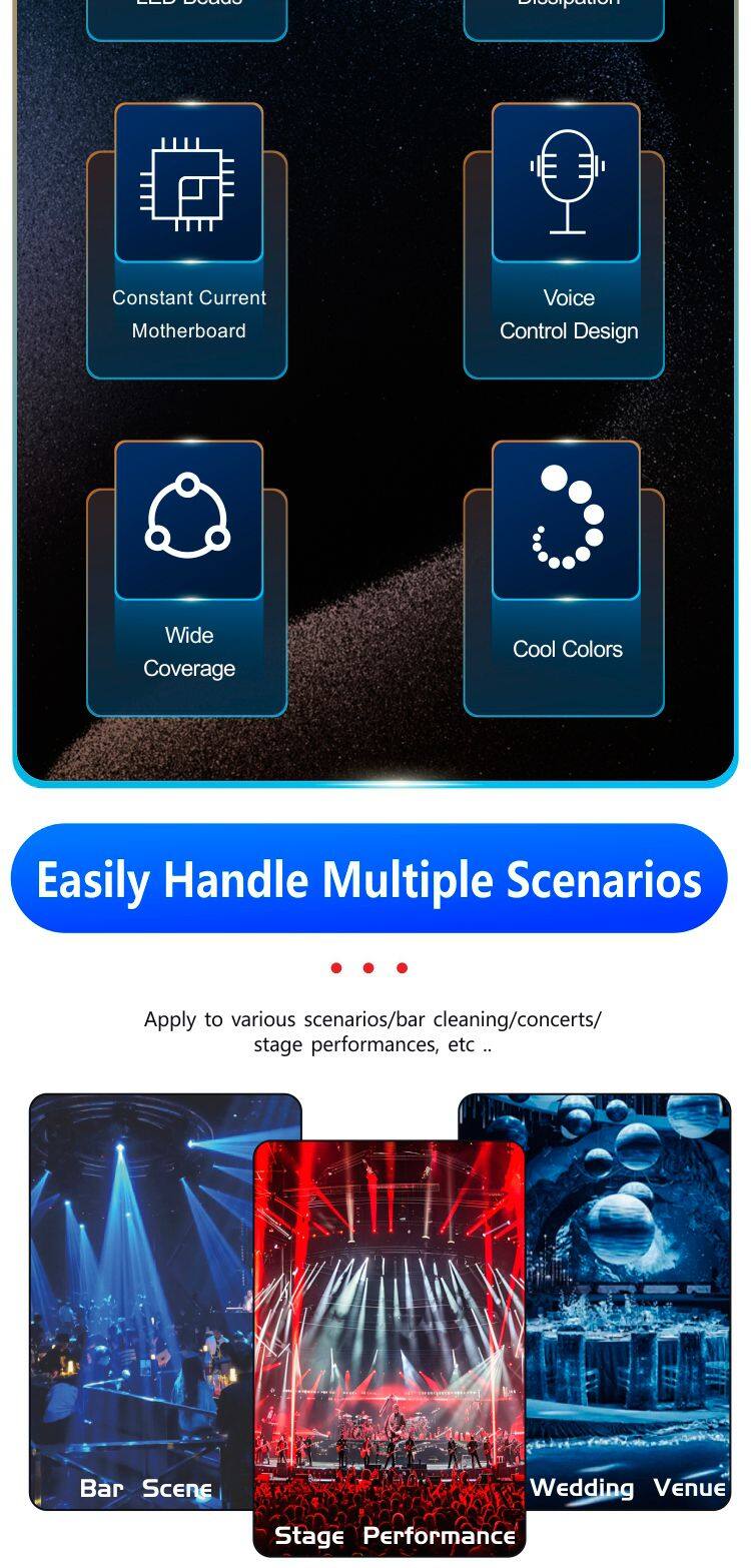 JZ1620L Factory Wholesale 4x4 Matrix light 16x20W Full Color 4in1 LED Lighting Manufacturer Stage Effect Light